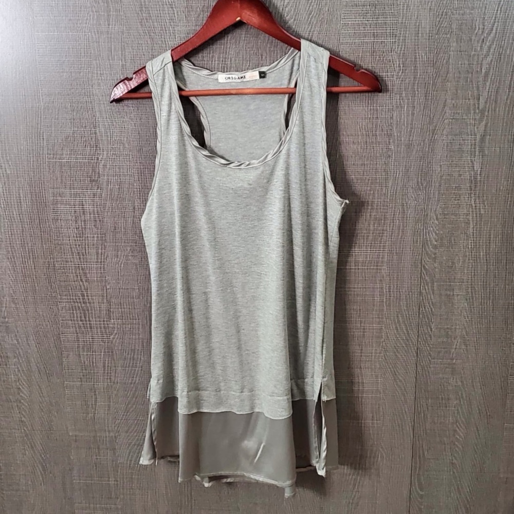 Origami Gray Tank Small